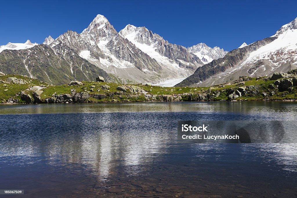 Panoramablick auf die Alpen Berge - Lizenzfrei Alpen Stock-Foto