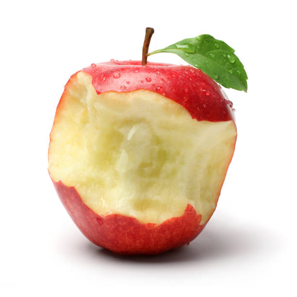 różne przekąski na czerwone jabłko - drop red delicious apple apple fruit zdjęcia i obrazy z banku zdjęć