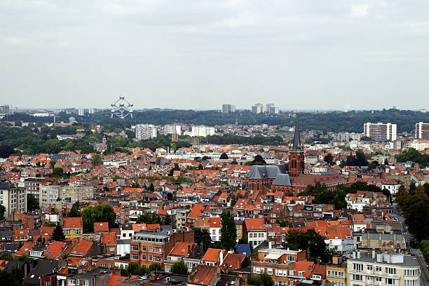 istock Aerial view of Brussels city 185067694