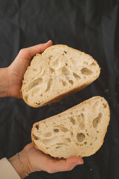 istock Close up of bread at bakery 1850679271