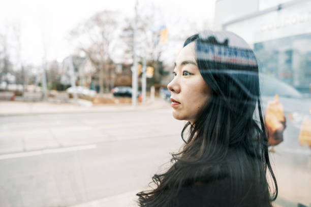 istock Korean female registered nurse on the way to work 1850680254