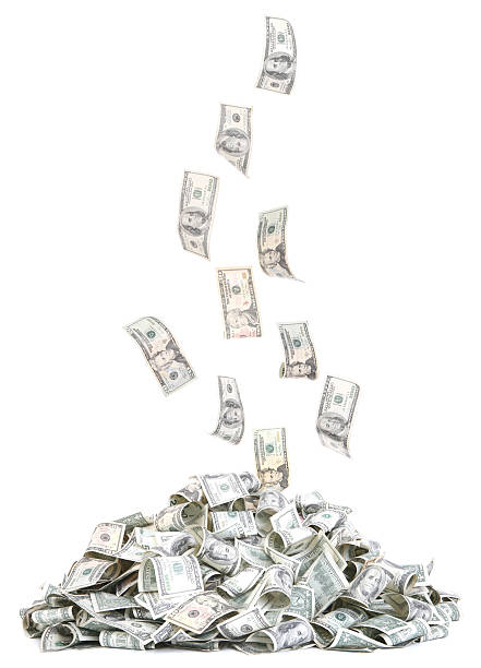istock Pile of falling Money 185068104