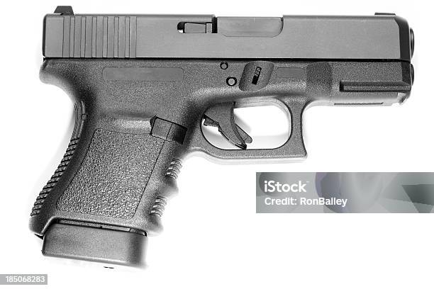 Glock 30sfun Detalle Logotipos Se Foto de stock y más banco de imágenes de Arma de mano - Arma de mano, Armamento, Fondo blanco