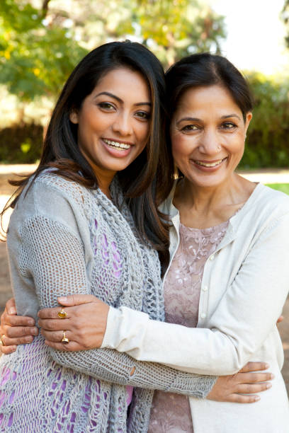 Mother and Daughter stock photo