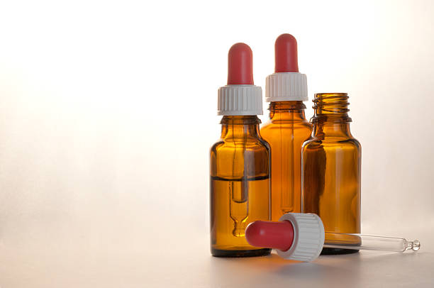 istock brown glas bottles for medicine with dropper 185068899