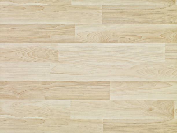 Overhead view of wooden floor