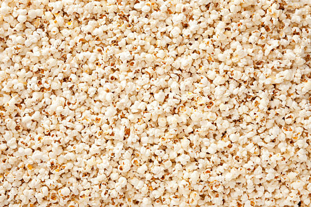 Homemade Popcorn background stock photo