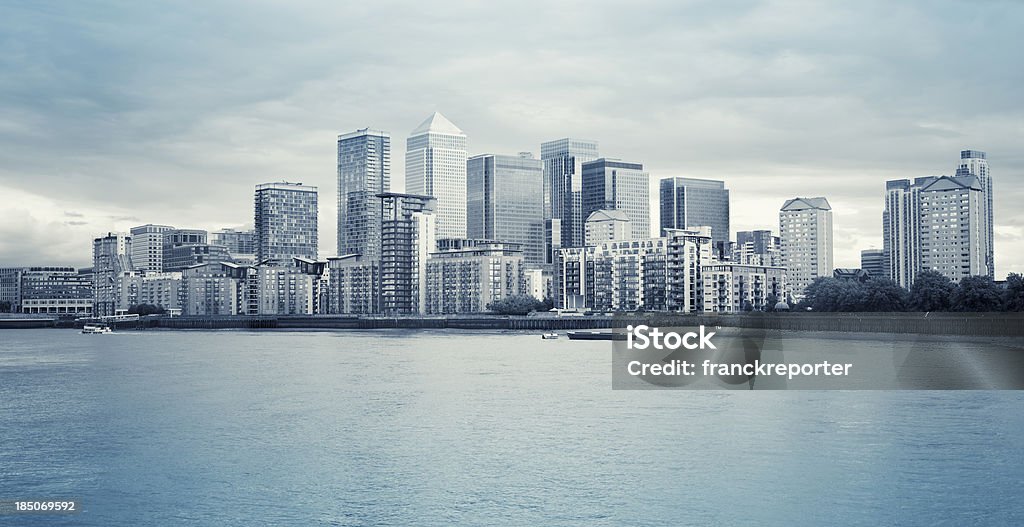 London acero horizonte de Canary Wharf. - Foto de stock de Canary Wharf libre de derechos