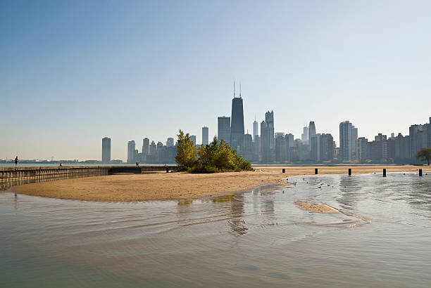 istock Chicago Beach Lake Michigan 185069902