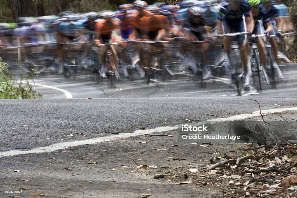 Pelaton Pelaton on a bend in the roadSee other bike racing images: Bicycle Stock Photo