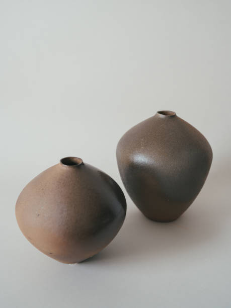 istock Close up of handmade pottery on table 1850701027