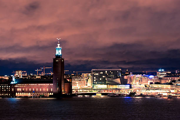 istock Stockholm Skyline By Night 185070267