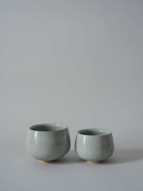 istock Close up of handmade pottery on table 1850705171