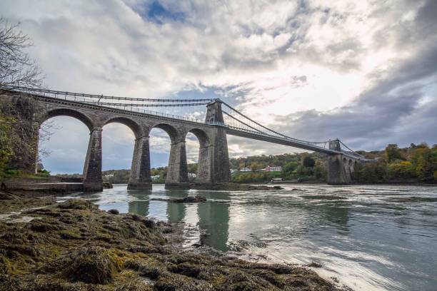 istock Menai Bridge over the Menai Strait, Anglesey, Wales 1850706752