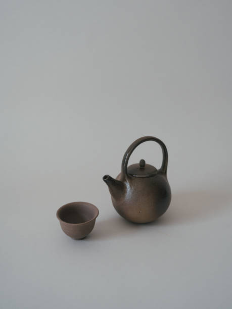 istock Close up of handmade pottery on table 1850712508