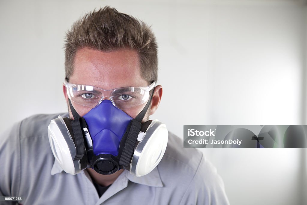 員の安全性: 安全用ゴーグルフェイスマスク - 保護めがねのロイヤリティフリーストックフォト