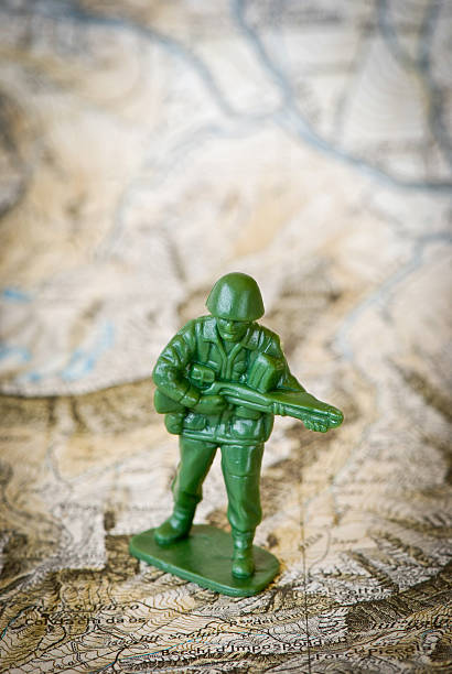 istock Toy soldiers war concepts 185071432