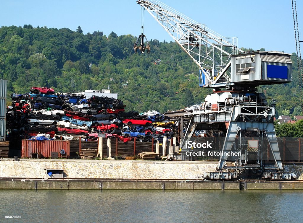 Auto-recycling - Lizenzfrei Altmetall Stock-Foto