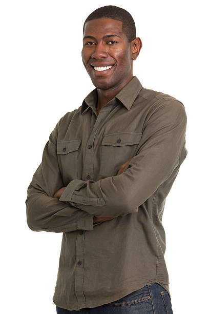 Happy Young Man Posing With Arms Crossed