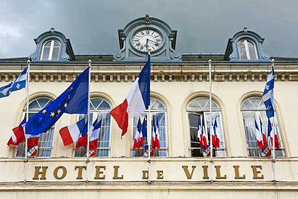 Honfleur "Hotel de Ville (town hall) in Honfleur, Normandy, France, please see also my other images of Normandy:" town hall government building photos stock pictures, royalty-free photos & images