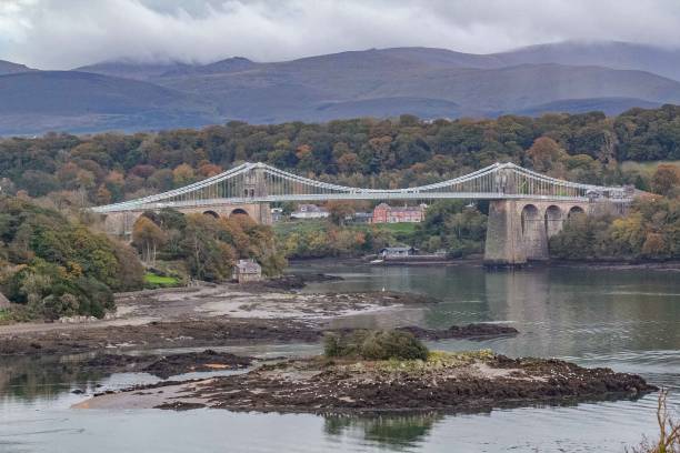 istock Menai Bridge over the Menai Strait, Anglesey, Wales 1850718749