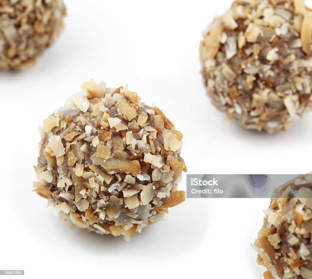 Tartufo al cocco - Foto stock royalty-free di Tartufo al cioccolato