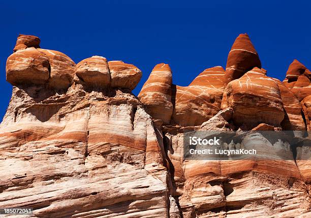 Painted Felsformation In Blue Canyon Stockfoto und mehr Bilder von Südwestliche Bundesstaaten der USA - Südwestliche Bundesstaaten der USA, Arizona, Berg