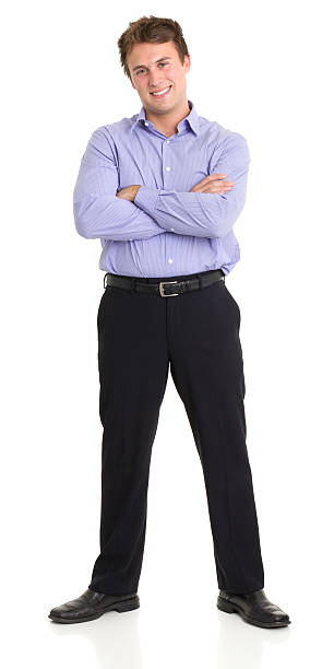istock Young Man Standing With Crossed Arms 185072697