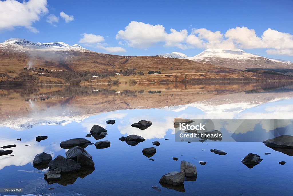 Lago Tay e Meall Greigh - Royalty-free Loch Tay Foto de stock