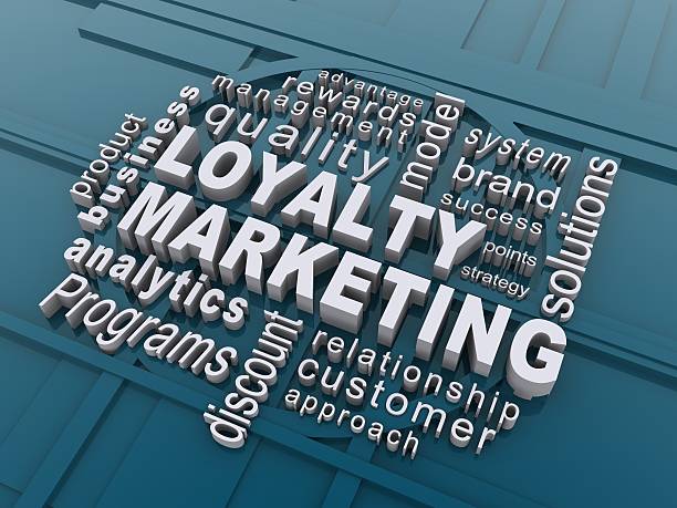 marketingu lojalnościowy - loyalty customer marketing three dimensional shape zdjęcia i obrazy z banku zdjęć
