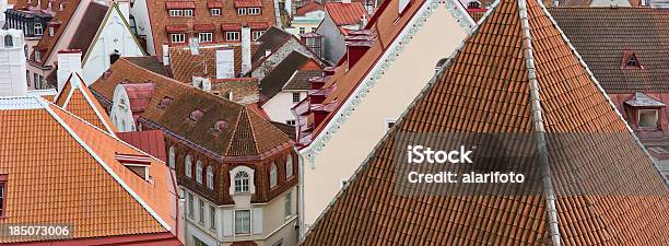 Old Town Red Roofs Stock Photo - Download Image Now - Abstract, Architectural Feature, Architecture