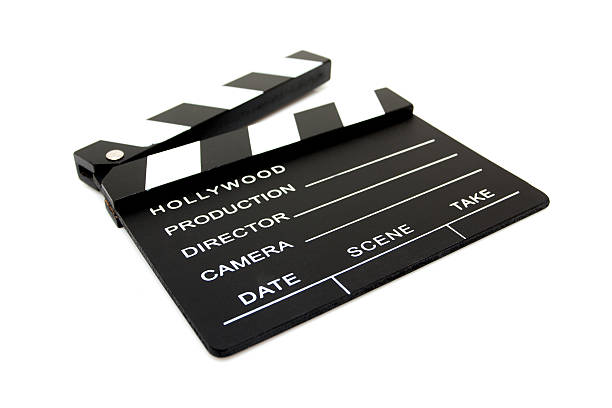 istock Film Slate isolated on white background. 185073103