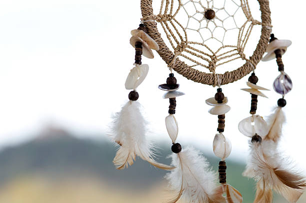 istock Detail of a dreamcatcher . 185074218
