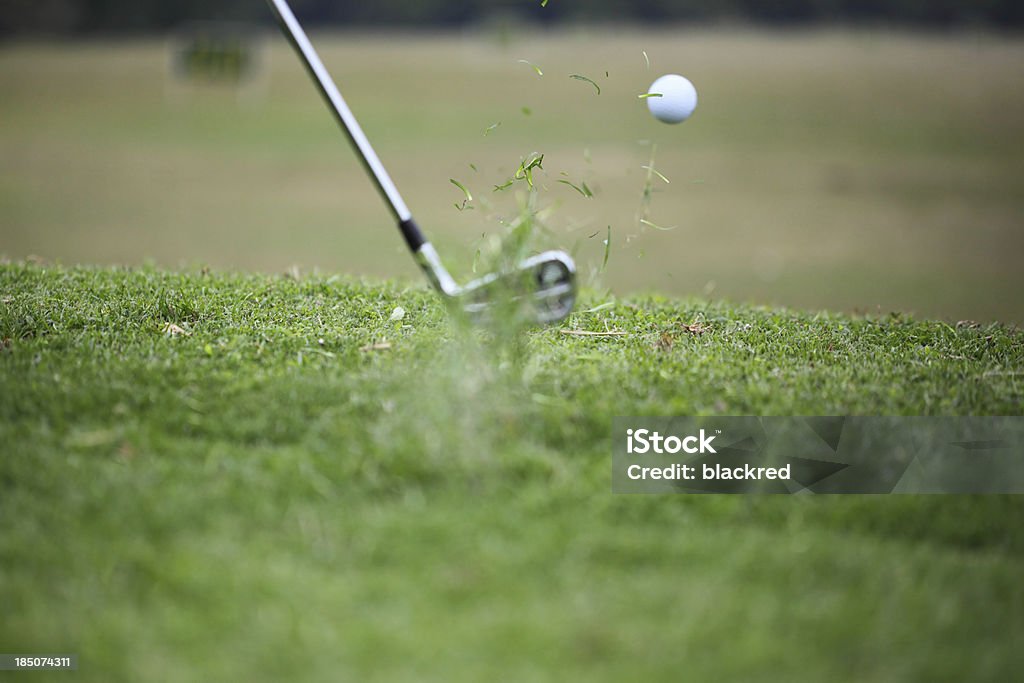 Club bater Bola de Golfe no Ar - Royalty-free Golfe Foto de stock