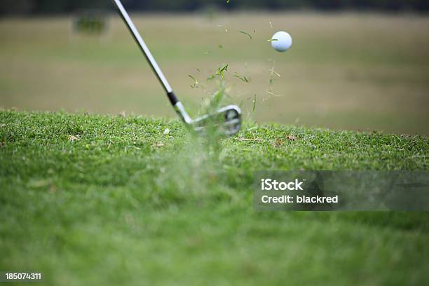 Club Bater Bola De Golfe No Ar - Fotografias de stock e mais imagens de Golfe - Golfe, Impacto, Apontar