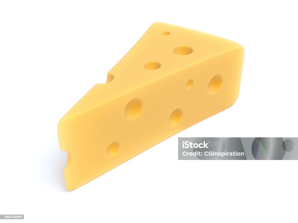 Schweizer Käse - Lizenzfrei Block - Form Stock-Foto