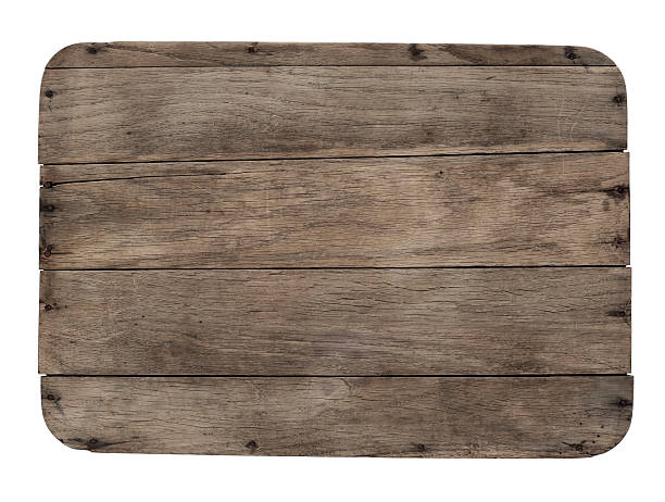 istock Old wooden planks with nails 185075899