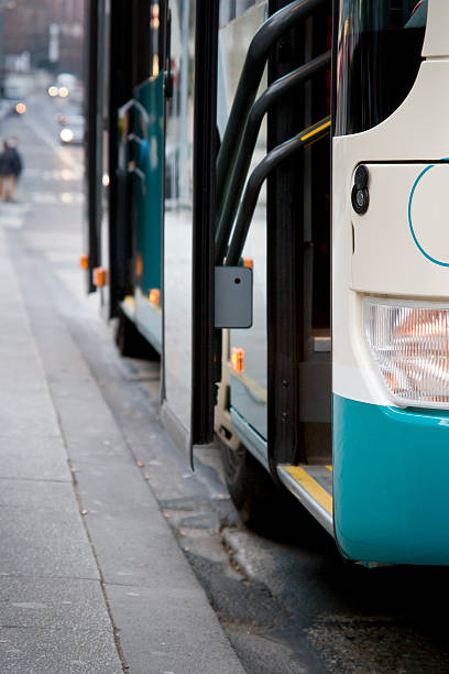 istock Bus entrance, close-up 185075958