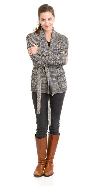 istock Content Young Woman Standing With Arms Crossed 185075966