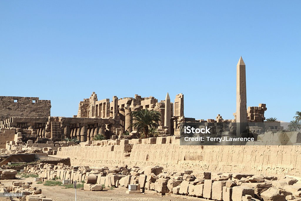 Great Temple of Amun, Karnak, Luxor, Ägypten - Lizenzfrei Afrika Stock-Foto