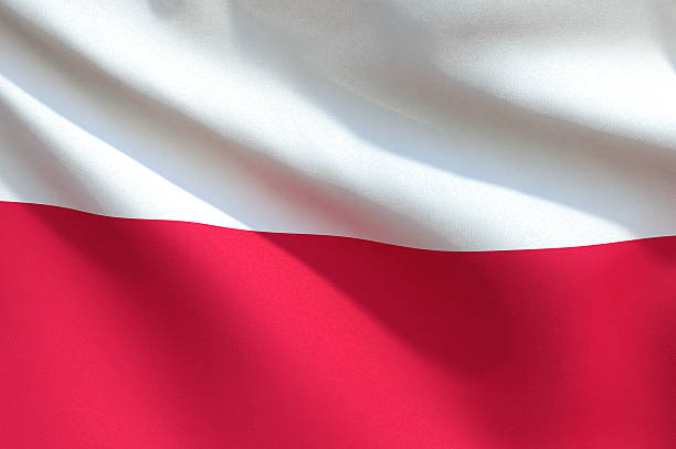 Gros plan de Drapeau Pologne - Photo