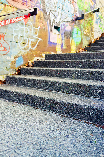 istock Urban concrete stairs 185076491