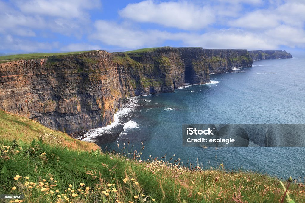 Falésias de Moher, Irlanda - Foto de stock de Cultura irlandesa royalty-free