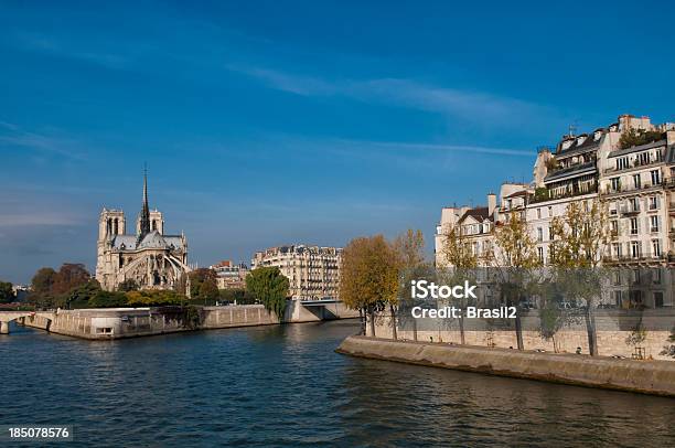Foto de Catedral De Notre Dame De Paris e mais fotos de stock de Arquitetura - Arquitetura, Azul, Beleza