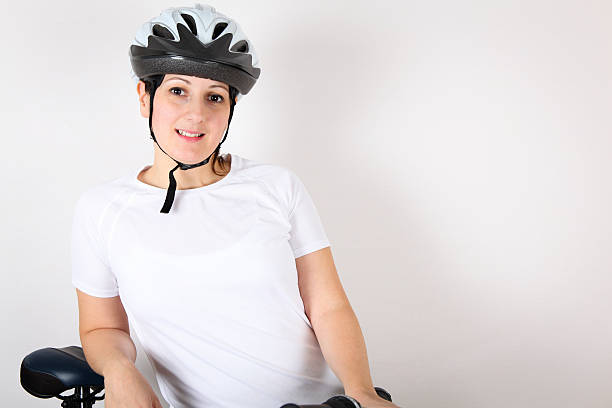 Cyclist Woman stock photo