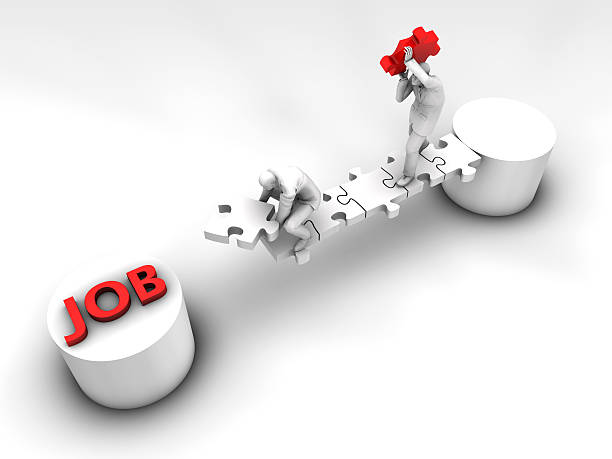 istock Puzzle Bridge to Job 185079668