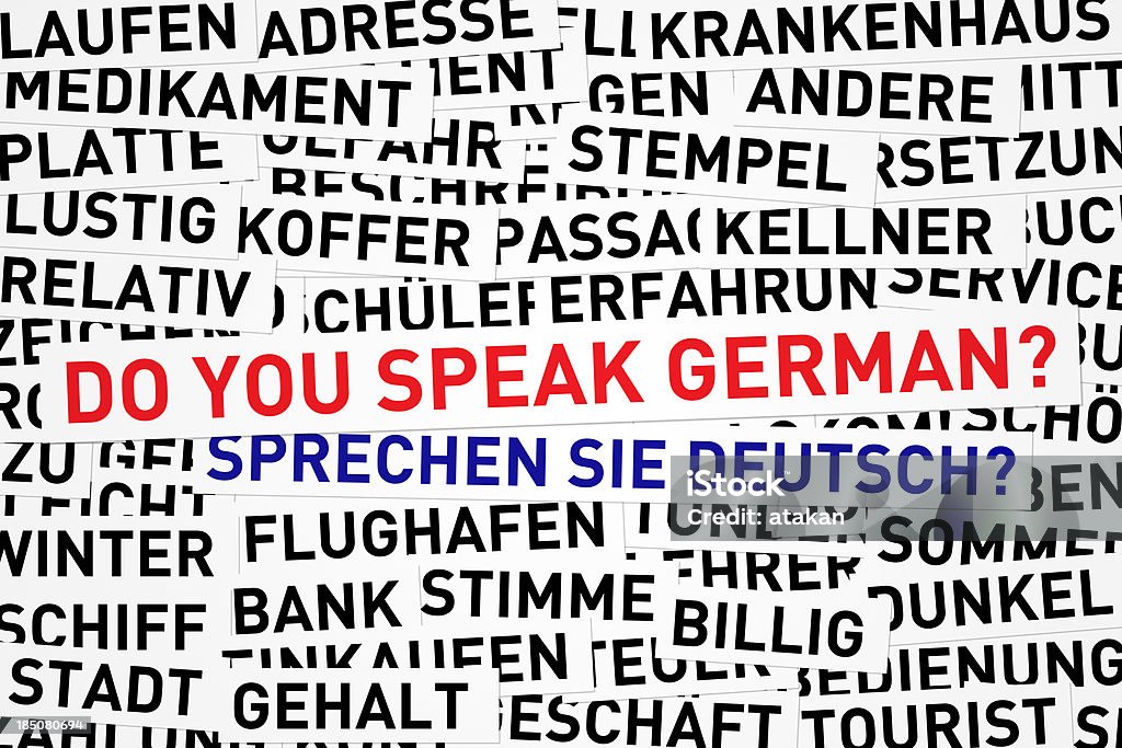 Mówisz niemieckie? - Zbiór zdjęć royalty-free (Kultura niemiecka)