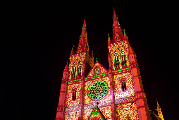 istock St Mary's Cathedral - Lights of Christmas 185080798