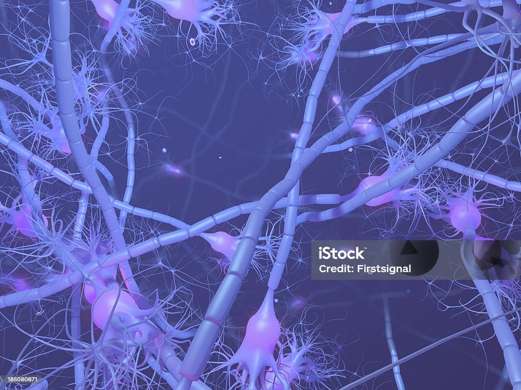 Neurone ativo - Foto de stock de Anatomia royalty-free