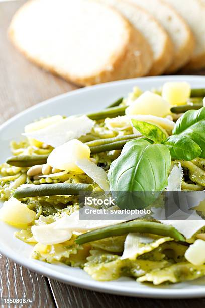 Massa Com Pesto - Fotografias de stock e mais imagens de Massa - Alimento Básico - Massa - Alimento Básico, Genovês, Ligúria